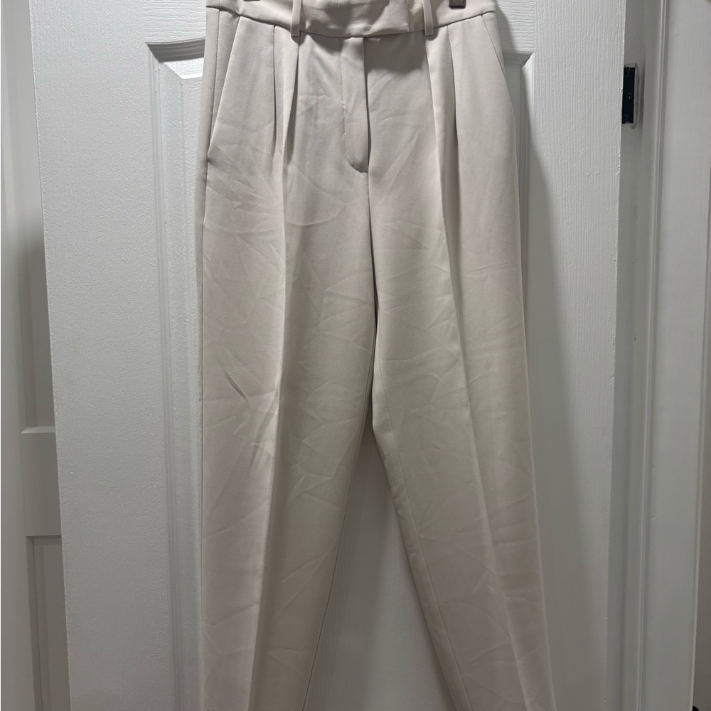 Aritzia Cream Women's Trousers